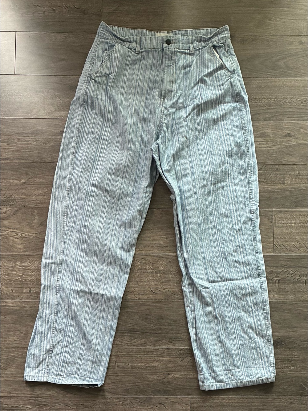 Light blue stripped jeans
